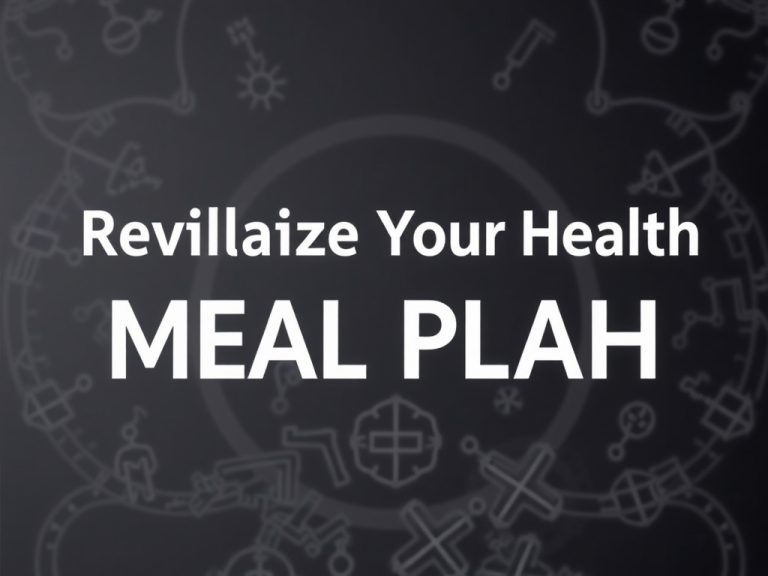 Revitalize Your Health: The Comprehensive 30 Day Lower Cholesterol Meal Plan for Lasting Wellness