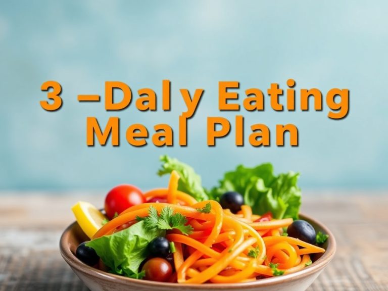 Unlock Vibrant Living with a 3 Day Healthy Eating Meal Plan for Energy and Wellness