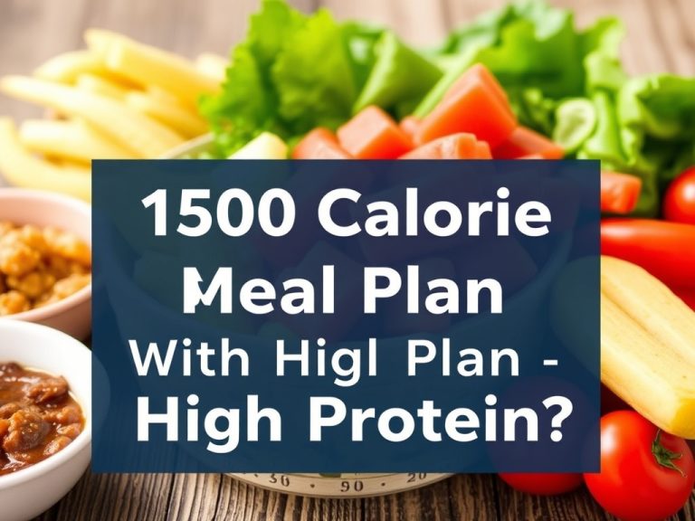 What Is a 1500 Calorie Meal Plan With High Protein?