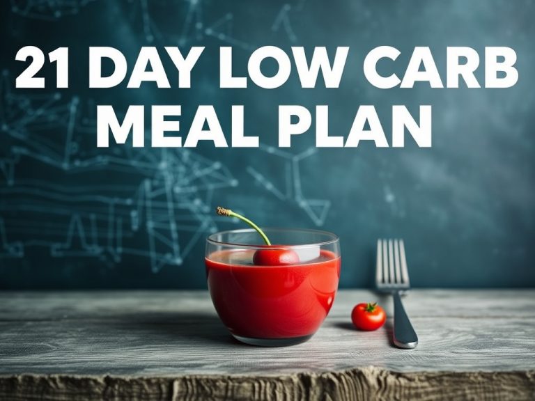 Revolutionize Your Health Journey with a 21 Day Low Carb Meal Plan for Rapid Weight Loss and Increased Energy