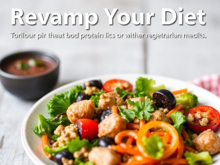 Revamp Your Diet: Discover a High Protein Meal Plan with Vegetarian Options for Energizing and Satisfying Meals