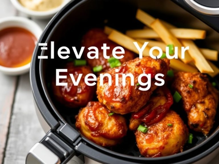 Elevate Your Evenings: A Flavor-Packed Meal Plan with Air Fryer Dinners for Quick, Guilt-Free Indulgence
